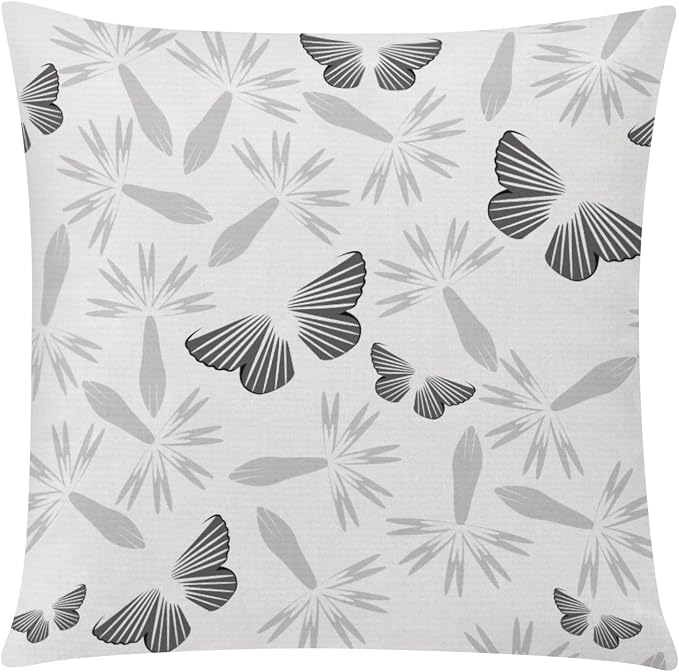 COMMINY Grey Pillow Covers 18x18 Set of 6 Decorative Daisy Flower Throw Pillow Cover for Couch Modern Cushion Cover for Patio Living Room Cushion Bed Farmhouse Home Decor | Flower Bloom, Farmhouse Cushion Cover, Breathable Linen, Standard Throw Pillow ...