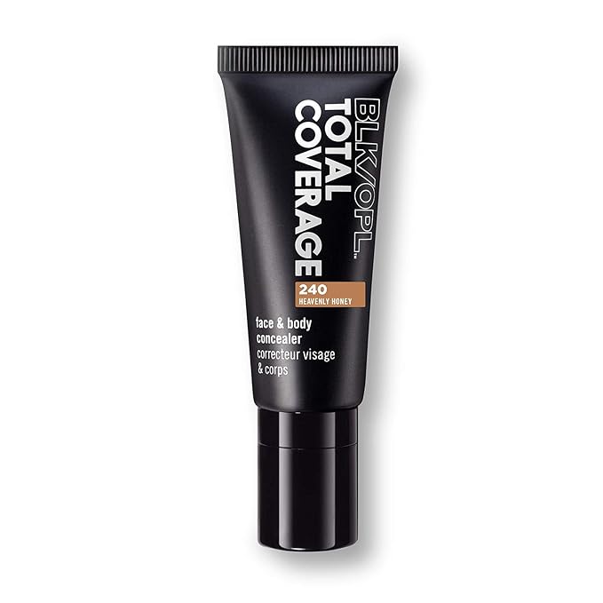 BLK/OPL Face & Body Concealer, Maximum All-Day Coverage with Matte Finish - Hydrating Concealer for Imperfections, Scars, Dark Spots & Blemishes - Talc-Free Smudge-Resistant Makeup (Heavenly Honey)