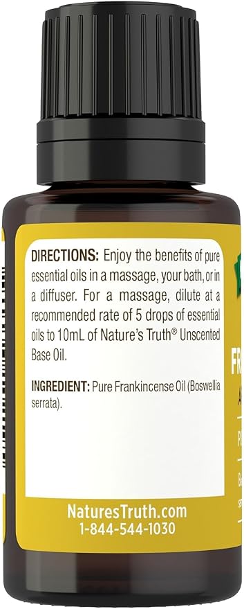 Nature's Truth Frankincense Essential Oil - .5 oz, Pack of 2