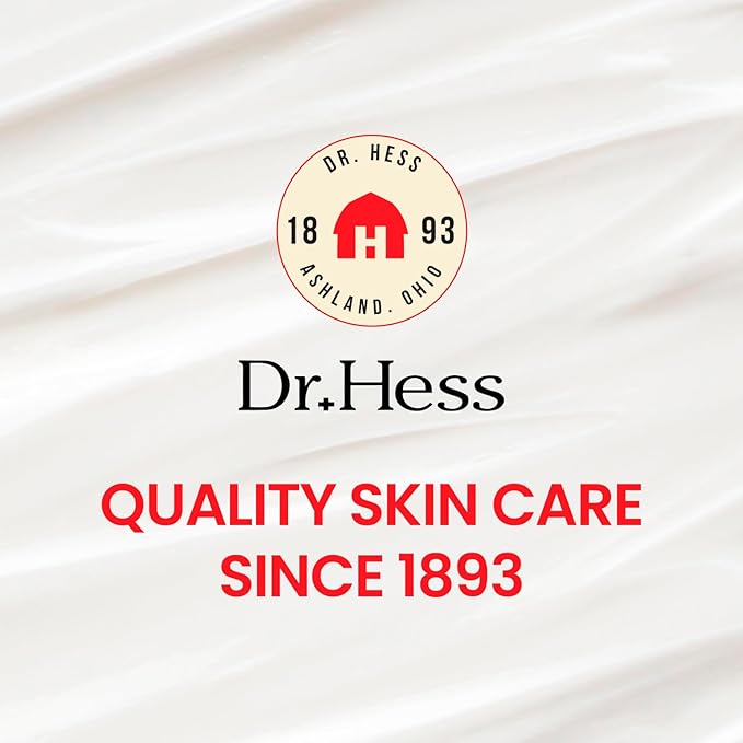 Dr. Hess Skin Moisturizer for Bed Sore Prone & Dry Skin, All Natural with Lanolin, Olive Oil, Jojoba Oil & Beeswax, Paraben & Sulfate Free, Hydrating Body & Face Cream, 4 oz
