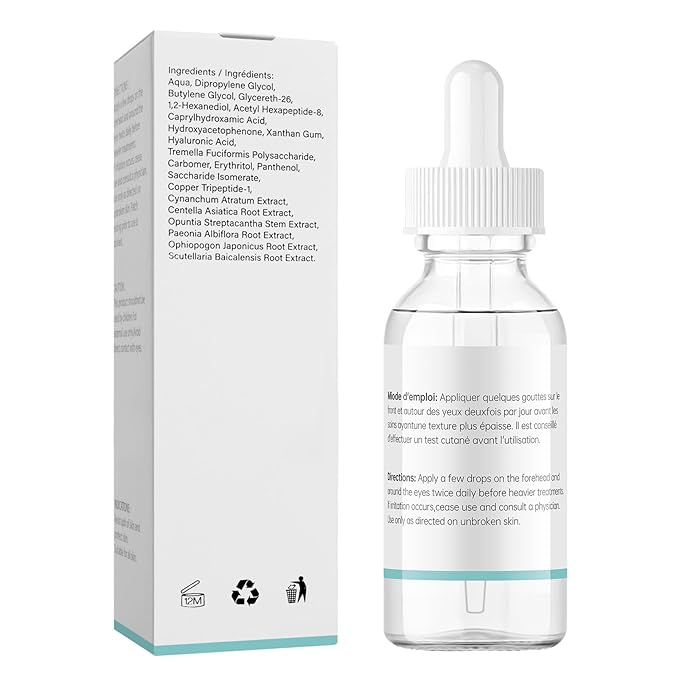 Argireline Serum For Fine Lines, Anti-Aging Facial Serum, 30ML Moisturizing Argireline 10% For Women, Peptide Serum.