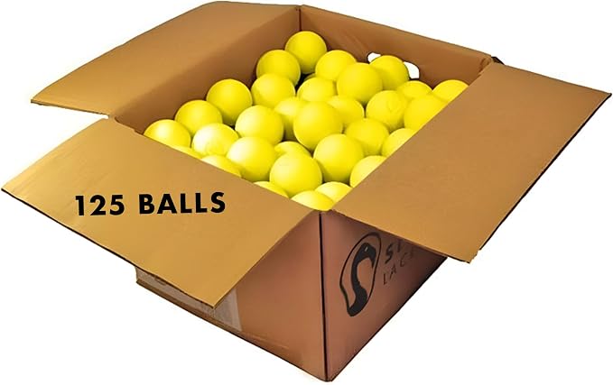Signature Lacrosse Ball Set - Packs of 2, 4, 8, 12, and 100 - No Chemical Smell Massage Balls, Myofascial Release Tools, Back Roller, Muscle Knot Remover