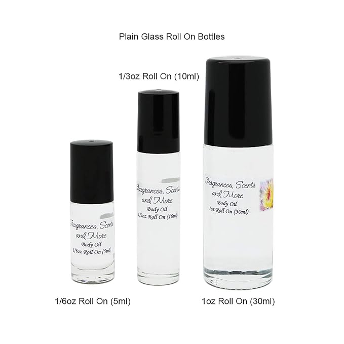 Amber Vanilla Fragrance Oil - 0.17 Fl Oz Glass Roll On (5ml)