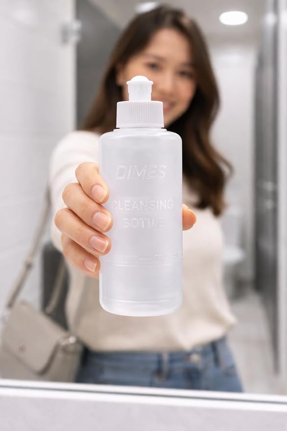 Dimes Peri Bottle for Postpartum Care – 8 oz Perineal Squirt Bottle – Postpartum Essentials for New Moms – Easy to use Portable Bidet for women