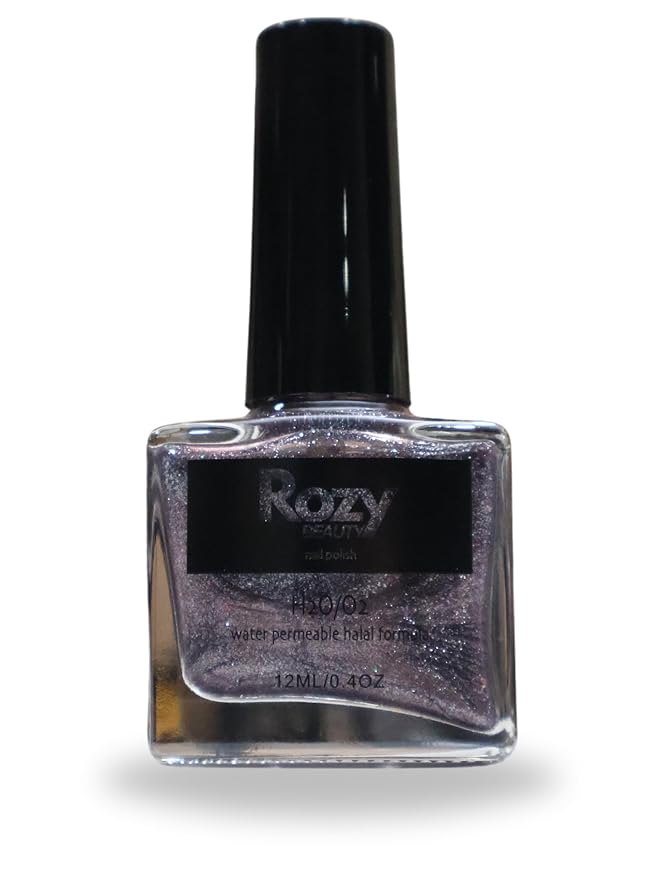 Halal-Certified, Wudu Friendly, Water Permeable, Breathable, and Fast Drying Nail Polish (Metallic, 12 ml)