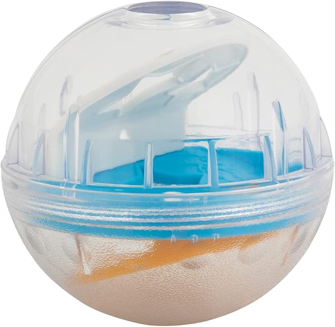 Pet Zone IQ Treat Ball, Interactive Dog Puzzle Dispenser, 3 Inch, Durable | Slow feeding design suits all breeds, keeps pups busy and engaged, rewards play with snacks for everyday mental enrichment
