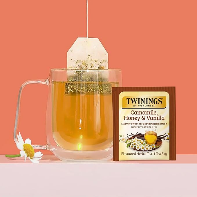 Twinings Herbal Caffeine-Free Tea Bags Sampler, Assortment Variety Pack (40 Count) 10 Different Flavours for Tea Lovers: Her, Him, Women, Men, Couples, Family, Friends, Coworkers