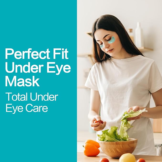 TUNBOT Under Eye Patches 24 Pairs - Gift Box Packaging, Natural Plant Extracts Eye Mask with Hyaluronic Acid, Reduces Puffiness & Dark Circles, Anti-Aging Eye Gel Pads for Facial Care