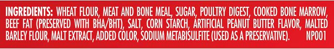 Milk-Bone MaroSnacks Peanut Butter Flavor (Artificially Flavored) Dog Treats with Real Bone Marrow, 40 Oz. Canister (Pack of 2)