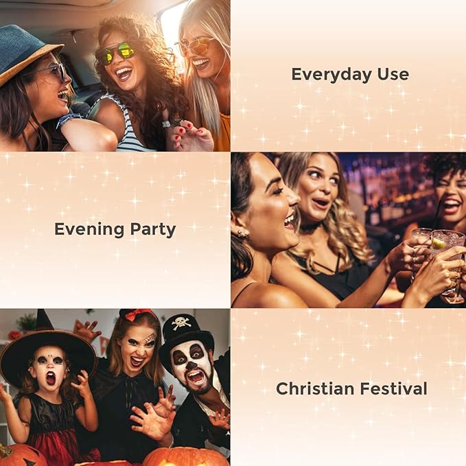 Body Shimmer Powder, Body Glitter Powder with Sponge Head, 3D Contour & Long Lasting Luminous, Glow Highlighter Makeup for Face, Eyes, Hair, Perfect for Daily, Party (Sliver White, 1.13 Oz)