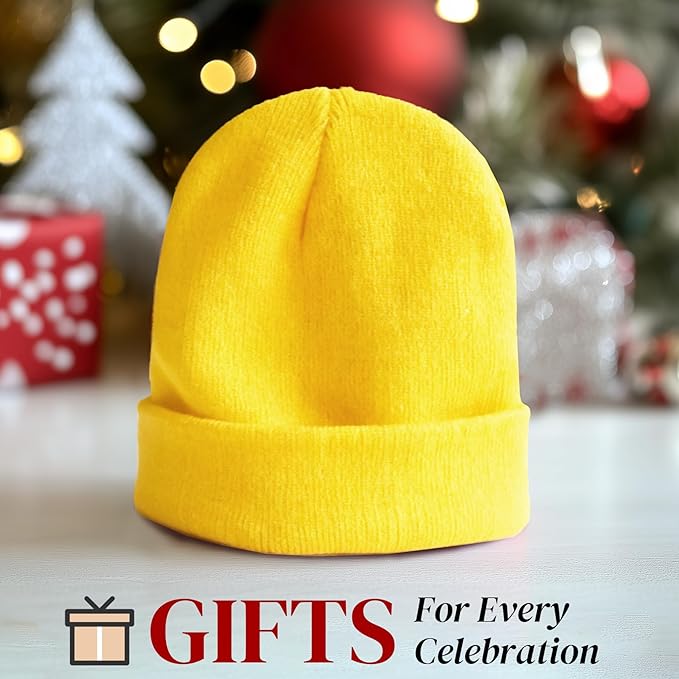 PFFY Unisex Beanie Hats for Men Women Knit Winter Beanies
