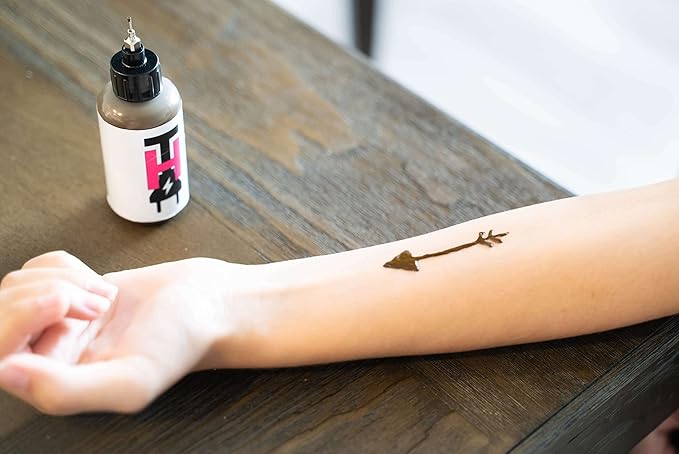 H Cone Paste Bottle - For Faux Freckles, Temporary Tattoos and body