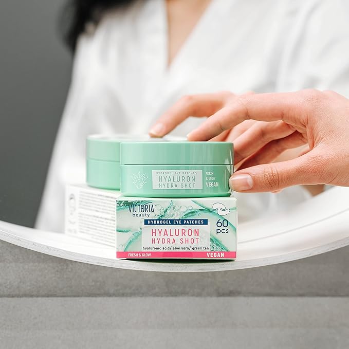 Victoria Beauty Hyaluronic Eye Pads Against Dark Circles with Niacinamide and Aloe Vera