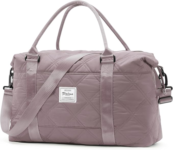 Travel Duffel Bag, Carry On Overnight Weekender Bags for Women | Travel Bag with Wet Pocket & Trolley Sleeve, For Spirit Airlines 18x14x8 Personal Item Bag
