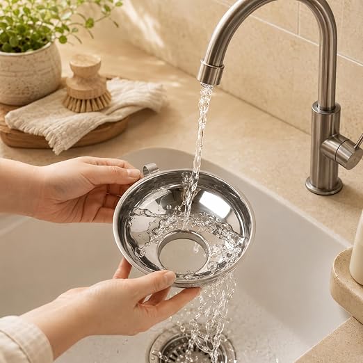 Canned Funnel with Filter, Used for Filling Wide Mouth and Regular Mason Cans, Kitchen with Food Grade Stainless Steel Canned Funnel 3-Piece Set (Small and Large)