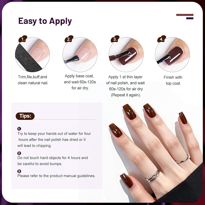 Reflective Nail Polish 12 Colors With Base Coat and Top Coat Glitter Red Bule Purple Green Nail Polish Set Quick Dry Sparkle Winter Manicure Long Lasting for Holiday Gift Giving 5ML