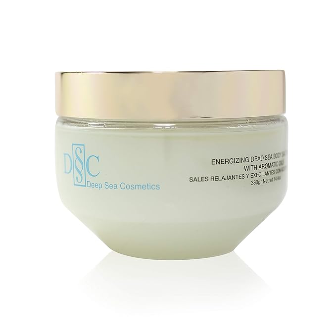 Deep Sea Cosmetics Women's Salt Scrub Energizer, Cucumber & Green Tea, 15.8 fl. oz.