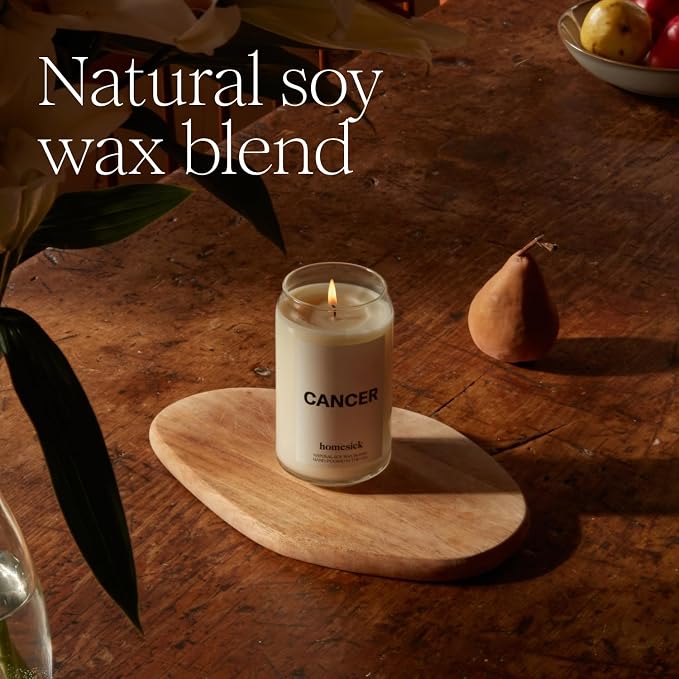 Homesick Premium Scented Candle, Arkansas - Scents of Maple, Cream, Vanilla, 13.75 oz, 60-80 Hour Burn, Gifts, Soy Blend Candle Home Decor, Relaxing Aromatherapy Candle