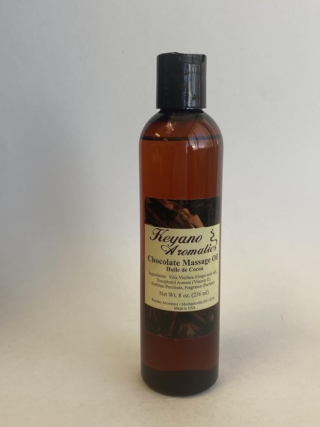 Keyano Aromatics Chocolate Massage Oil 8 oz