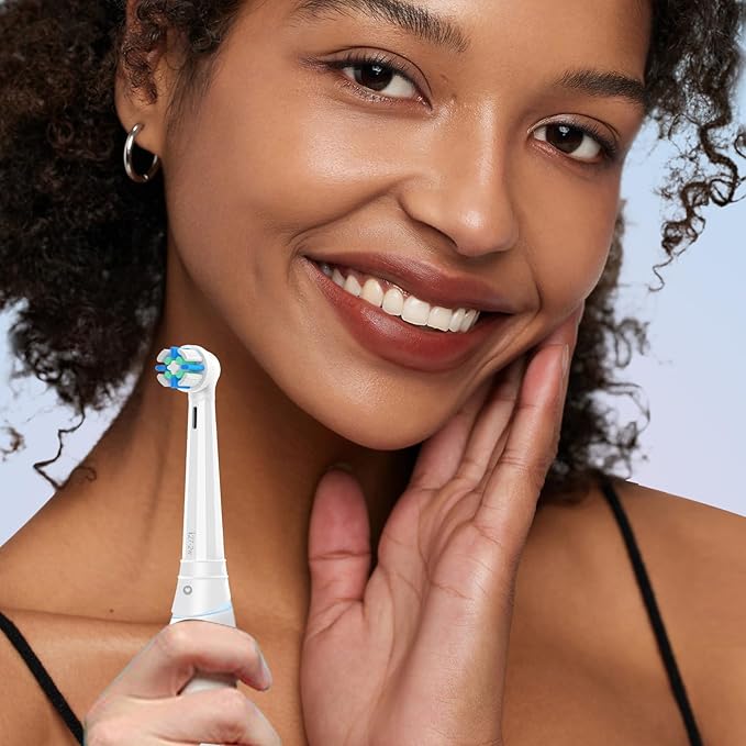 iO Replacement Heads Compatible with Oral b iO 2/3/4/5/6/7/8/9/10 Series Electric Toothbrush,Gum Care Toothbrush Head Compatible with Oral b iO Replacement Heads,White
