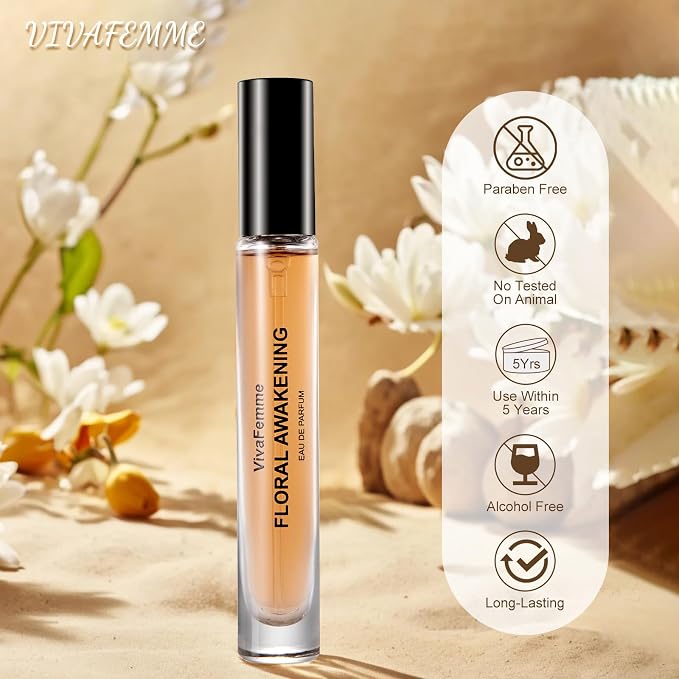 Pheromones Perfumes for Women, Floral Perfume, Long Lasting Eau De Parfum, Attract Men with Our Premium Cologne Perfume, 0.34 fl.oz Travel Size Perfumes Spray