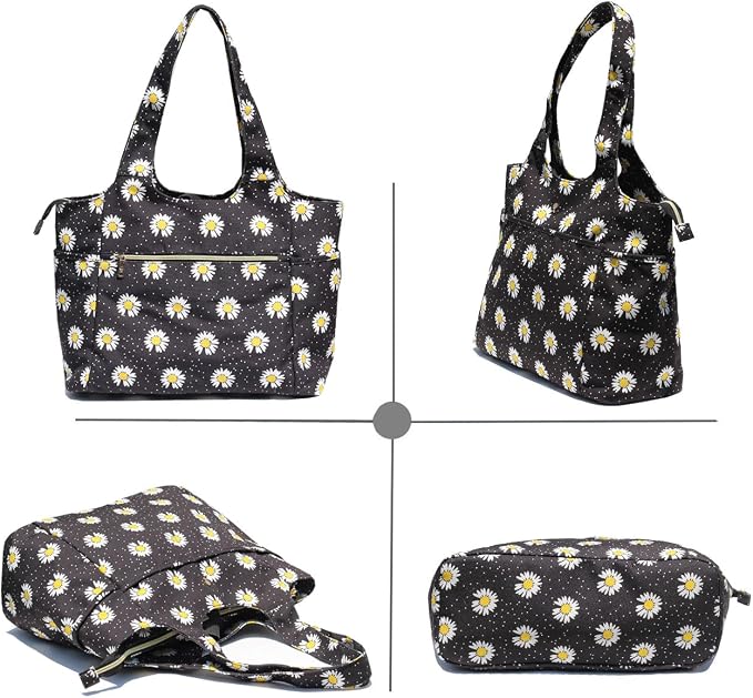 ESVAN Yoga Tote Bag Mat bag Women Shoulder Bags Carryall Tote for Travel Office Workout Gym Nurse Beach