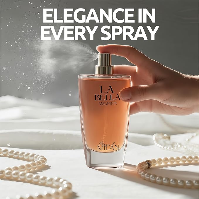 A CENTER Perfume Set for Women - Floral Fragrance Gift Set with Vanilla,Sweet Fruity, Powdery, Woody&Musky | 3.4 Fl Oz Each Eau De Pafume(La Bella,Bliss Soir)