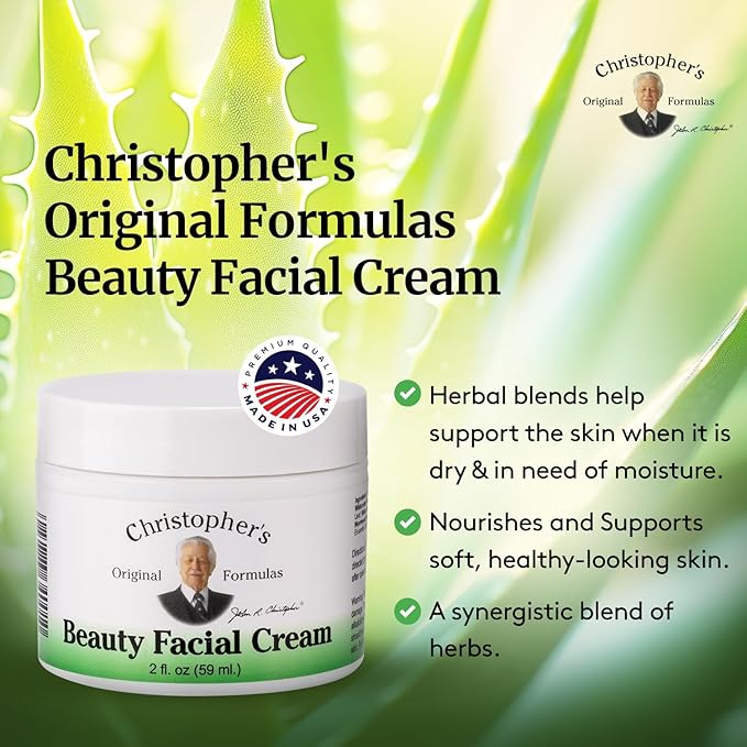 Christopher's Original Formulas Beauty Facial Cream, 2 oz (2 Pack)
