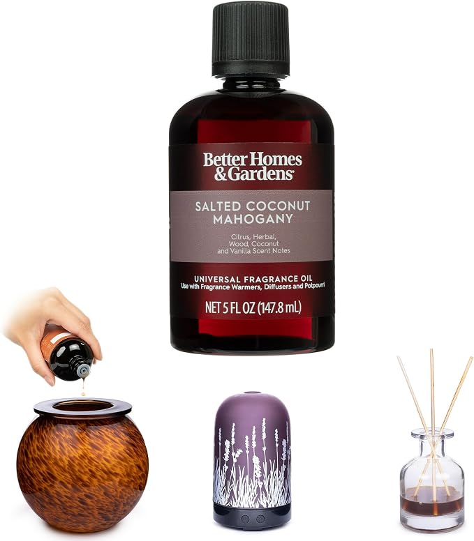 Universal Fragrance Oil, 5 fl oz by HB&G (Salted Coconut & Mahagony)