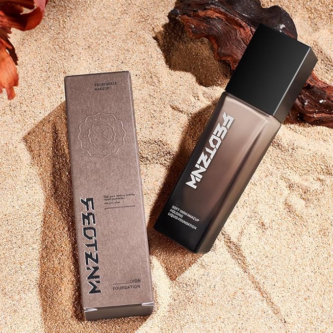 Feotznw Flawless Finish Foundation Makeup - Lightweight Medium Coverage, Semi-Matte Finish for Uneven Skin Tone, Vegan & Cruelty-Free -1.014 Fl Oz-Beige.