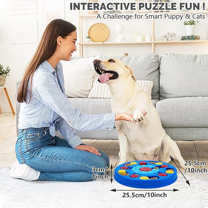 Joansan Dog Puzzle Toys, Interactive Treat Dispenser IQ Stimulation