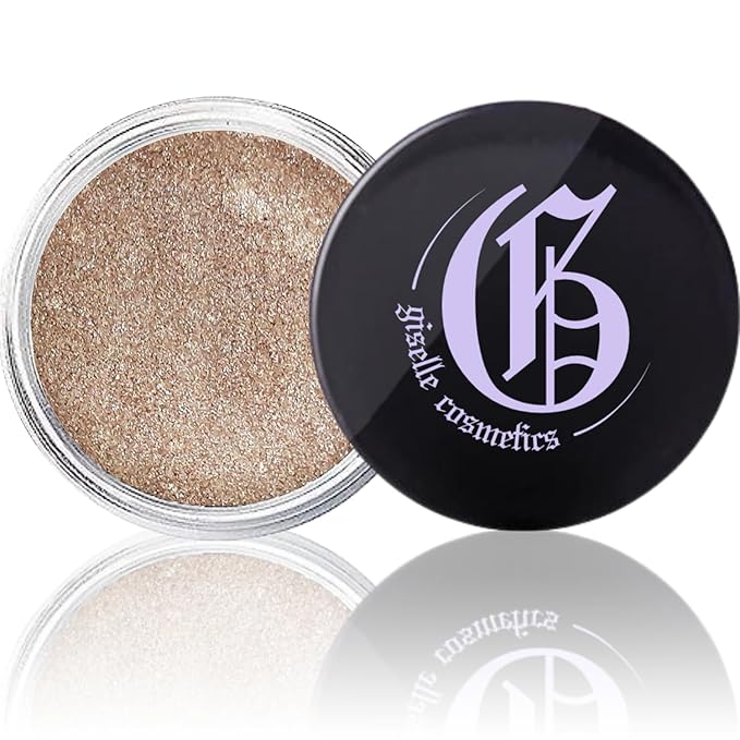 Coco Mineral Loose Eye Shadow - Organic, Shimmer, Glitter & Metallic Eye Shadow Palette Makeup - Talc-Free, Iridescent, Brown, Gold, Copper & White Eye Makeup
