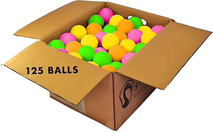 Signature Lacrosse Ball Set - Packs of 2, 4, 8, 12, and 100 - No Chemical Smell Massage Balls, Myofascial Release Tools, Back Roller, Muscle Knot Remover
