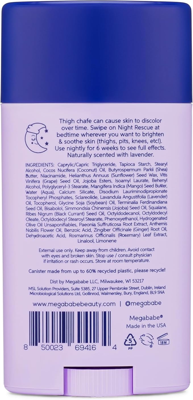 Megababe Night Rescue | Brightening & Soothing | 2.12 oz