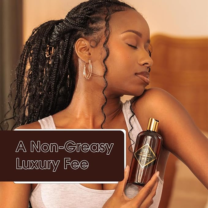 Brown Sugar Babe Pink Poundcake Body Oil, Nourishing Scented Oil for Women with Strawberry, Vanilla and Buttercream Perfume Oils, Skin Care, Paraben Free, Perfume Body-Oil, Made in USA