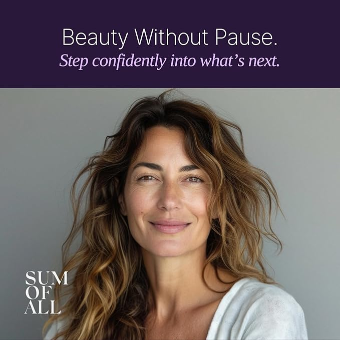 SUM OF ALL Renewal Regimen Starter Set, Anti Aging, Menopause Skincare for Women, Includes Collagen Boosting and Resurfacing Serum, Day, Night Face Moisturizer, Eye Cream, 5-Piece, 0.17oz Each