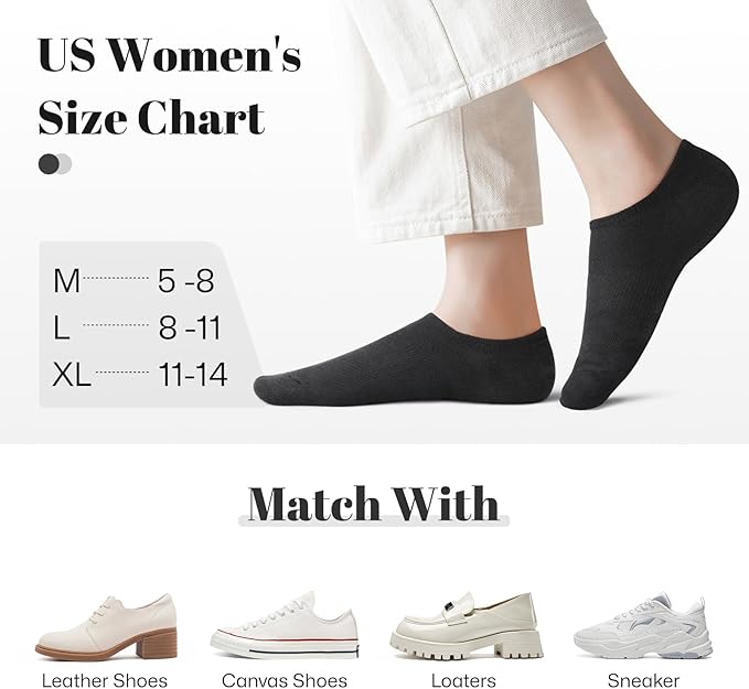 wernies No Show Socks Women Low Socks Non Slip Flat Boat Line 4/8 Pairs