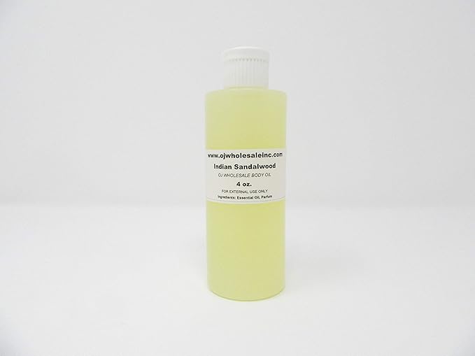 Premium OJ Wholesale Unisex Body Oil Fragrance (Indian Sandalwood, 4 oz.)
