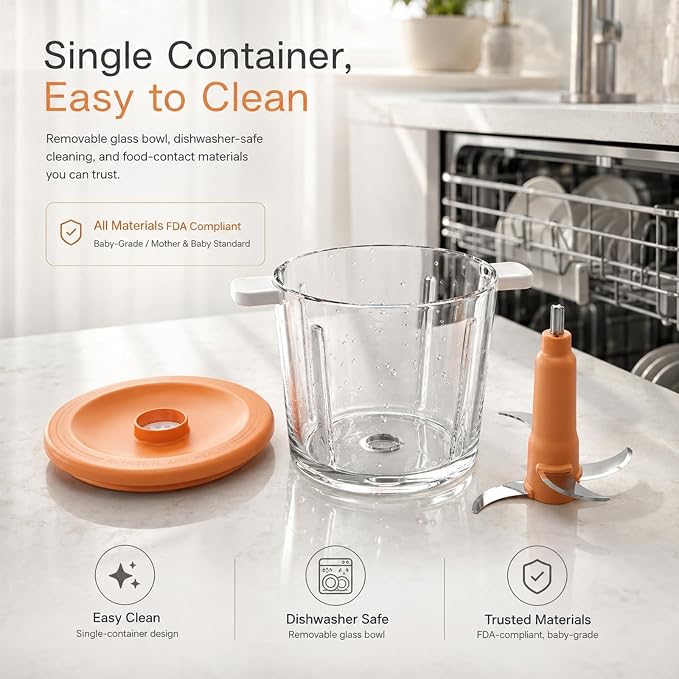 Pet Food Maker, Multifunctional Automatic Pet Fresh Food Maker All-in-One Cooker, 20 Min Steaming, Pre-Cut, Blended Natural Meal, 2L Removable Borosilicate Glass Bowl, Safe Easy to Clean