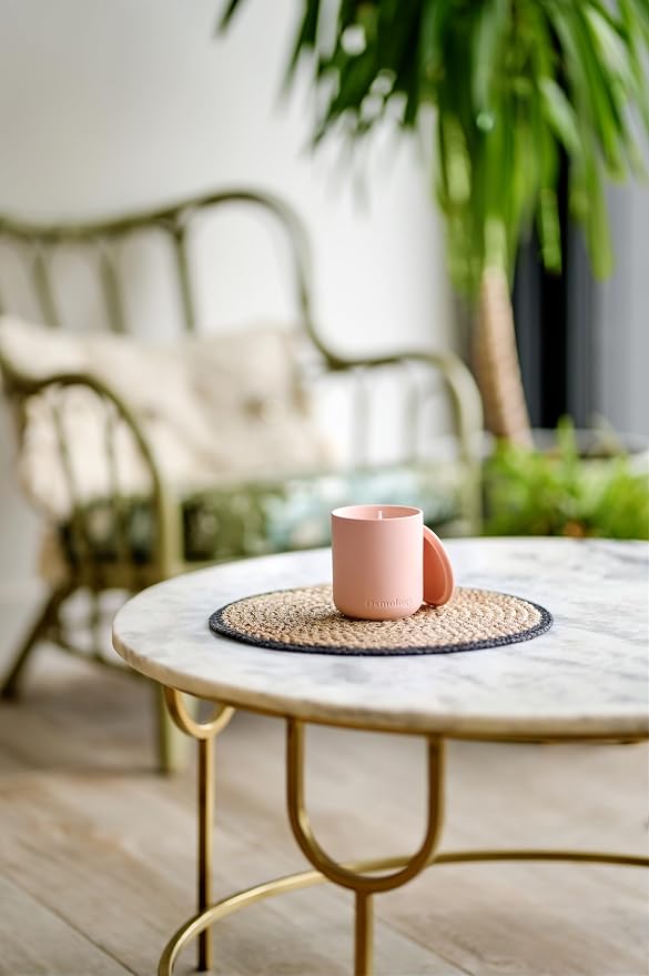 Aztec Tuberose Aromatherapy Candle – Peach, Almond Milk & Tuberose Scented Candle, Plant-Based Wax, 9.8 oz, 50 Hour Burn Time, Floral & Sweet Candle