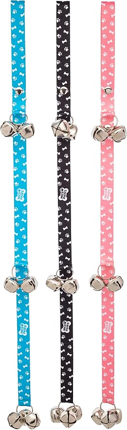 Dog Door Bell - 7 Extra Loud Dog Door Bells for Potty Training - Durable, Chew-Resistant Potty Dog Bells for Dogs Adjustable Length, Puppy-Friendly for Easy Communication