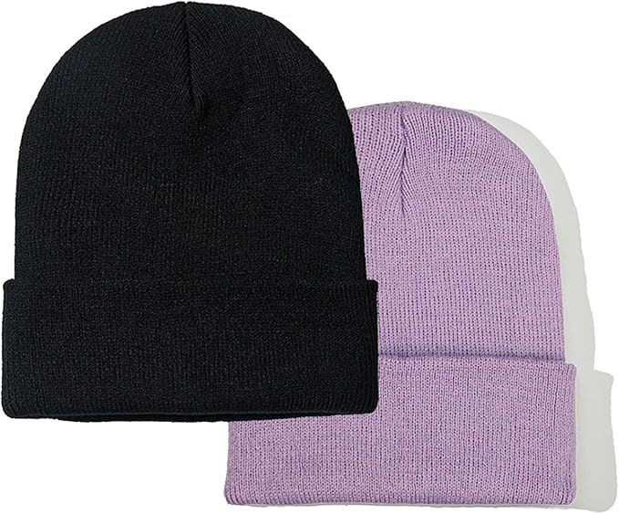 PFFY Unisex Beanie Hats for Men Women Knit Winter Beanies