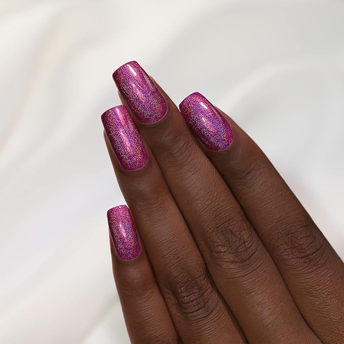 ILNP Bouquet Toss - Vivid Fuchsia Pink Ultra Holo Nail Polish