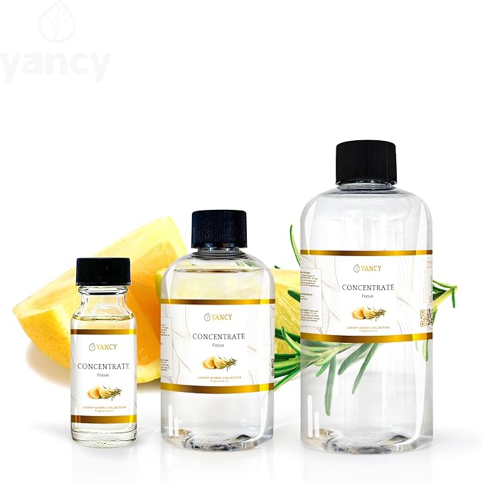 YANCY Concentrate Luxury Collection Fragrance Oil (8 oz), Powerful Base Aroma, Ideal for Diffusers, Oil Burners & Aroma Lamps, Multi-Use Scent for Layering or Standalone Use
