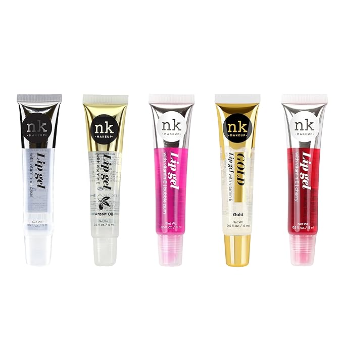NICKA K NEW YORK Lip Gel, Hydrating, Lightweight, Glides on Effortlessly, Non Sticky Finish Lip Gel Colors (AMZ022)