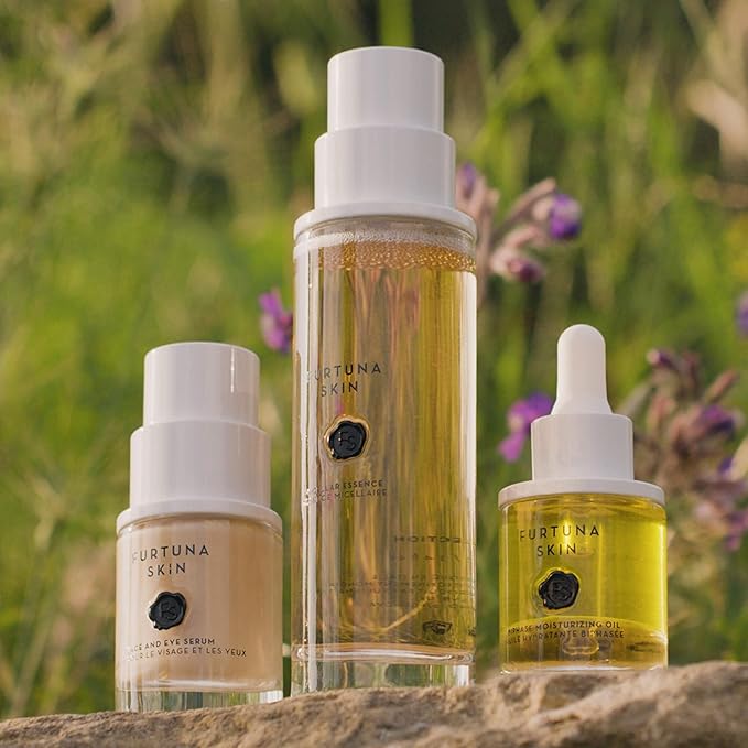 Furtuna Skin Face & Eye Serum - Dual-Use Formula to Lift, Reduce Puffiness and Even Tone, Wild-Foraged Botanicals, Vegan, Dermatologist Tested, EWG Verified, 30ml