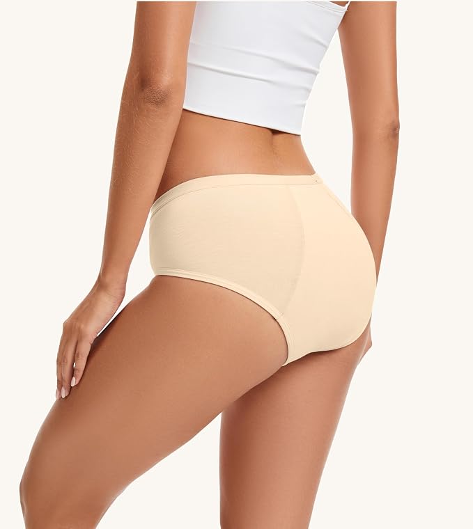 YESWEL Period Underwear For Women, Leakproof Hipster, Brief, Heavy Flow, 3 Pack