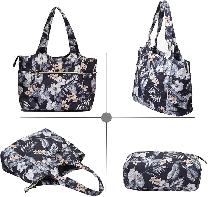 ESVAN Yoga Tote Bag Mat bag Women Shoulder Bags Carryall Tote for Travel Office Workout Gym Nurse Beach