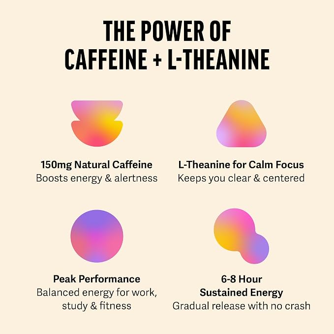 Zest Cinnamon Apple Spice Energy Tea – High Caffeine Black Tea Bags for Focus, Clarity & Morning Energy – Natural Non-GMO Caffeinated Breakfast Tea – Cozy Fall Focus Tea with 150mg Caf – 20Ct Pack