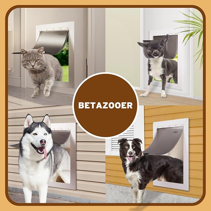 Extra Large Dog Door Replacement Flap Petsafe 10.1"x16.8"Weatherproof 2pack